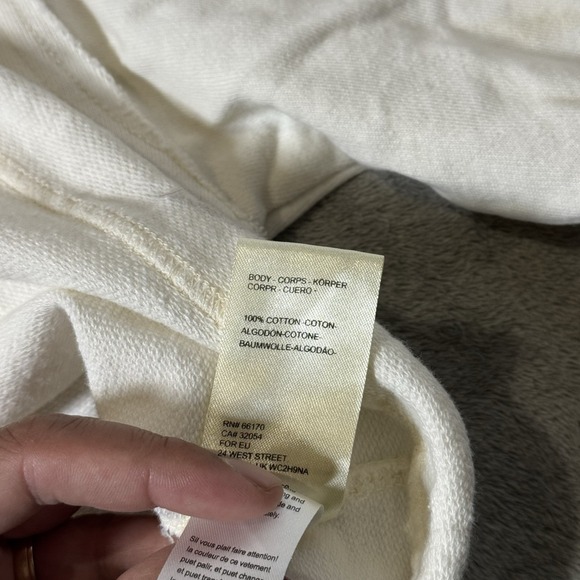 Free People FP Womens Travel‎ Saturday Crop Shirt Jacket Shacket Size M Ivory - Picture 5 of 9